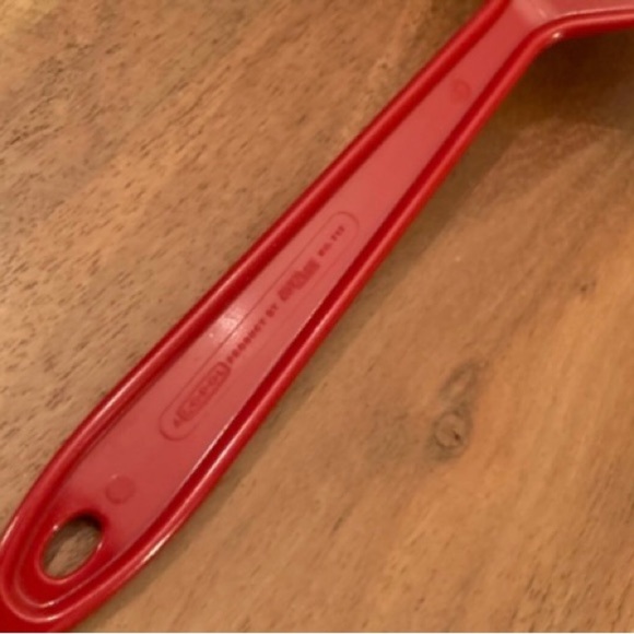Hutzler Spatula Nylon Slotted Reinforced Turner Flipper No 717 Red LOPOL - Picture 7 of 7
